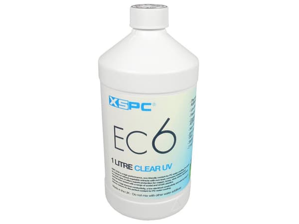 Kølevæske XSPC EC6, 1 liter - UV klar