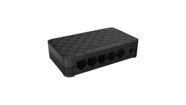 Ikke-ressourcebar Switch Reyee 5 porte 100Mbps Plast Desktop Kabinet