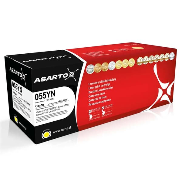 Asarto Gul Toner Erstatning for CRG-055 (AS-LC55YN)