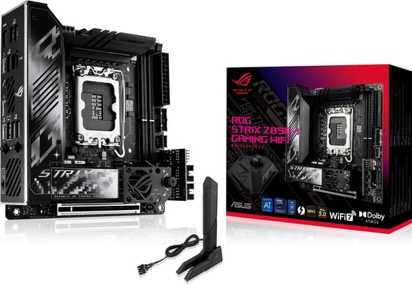 ASUS ROG STRIX Z890-I GAMING WIFI - moderkort - mini ITX - LGA1851 Socket - Z890
