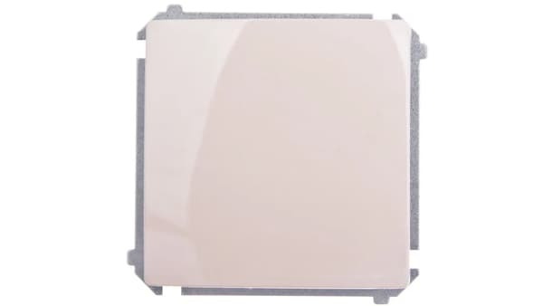 Simon Basic yksinapainen liitin, beige BMW1A.01/12