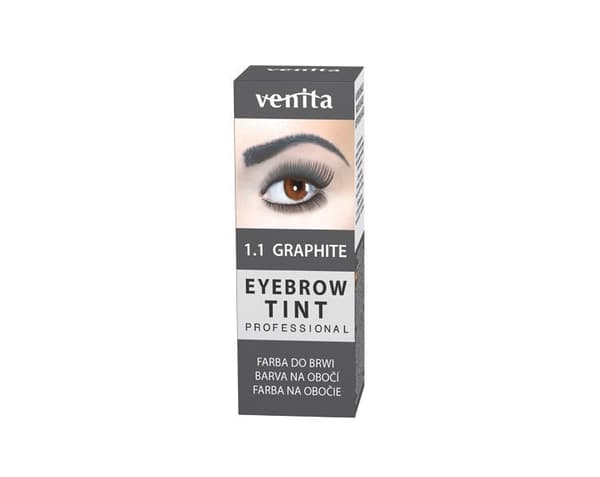 Venita Henna til øjenbryn og vipper 13g Grafit
