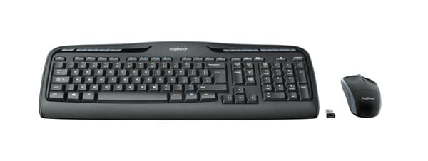 Logitech Wireless Combo MK330 - tastatur- og musesæt - tysk