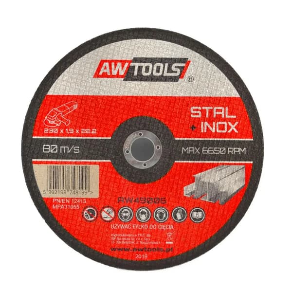 AWTOOLS METALLIN KATKAISULAIPPA 125*1,2mm/ 22,2