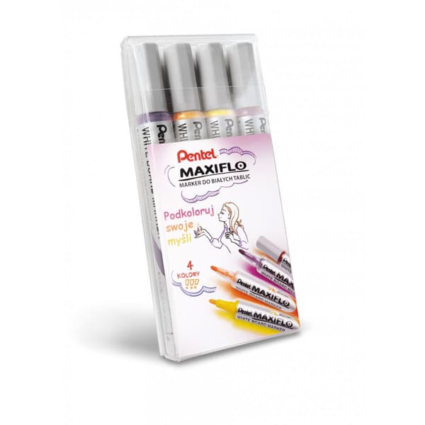 Pentel MARKER TIL TAVLER SÆT 4 STK. DRYWAL (MWL5SBF-4N)