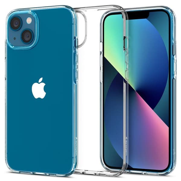 SPIGEN Liquid Crystal Cover til IPHONE 13 gennemsigtig