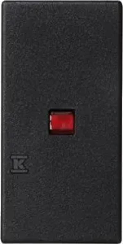 Simon Connect Nøgle K45/2 Enkelt Universalstik Lysegrå Grafit K115/14