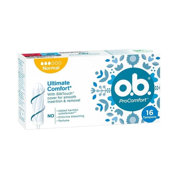 JOHNSON OB ProComfort Tamponit NORMAL 16 kpl
