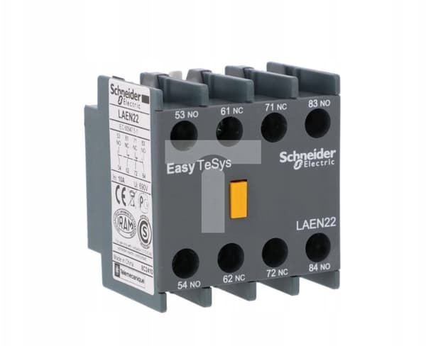 Apukoskettimet LC1E 2NO 2NC LAEN22