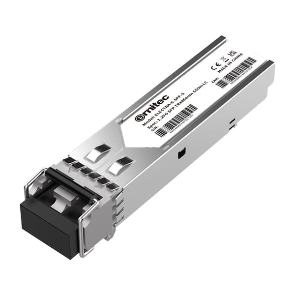 Ernitec Small Form Factor Pluggable (SFP) transceiver datalink op til 550m i 50/125um multi mode fiber