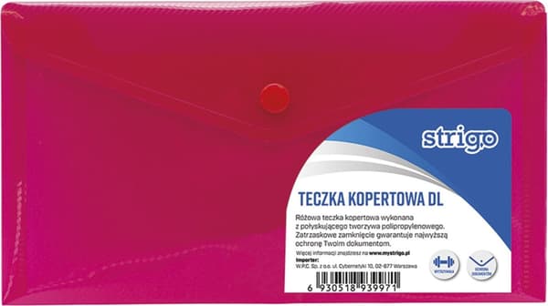 KUVERTTASKE STRIGO DL, PINK