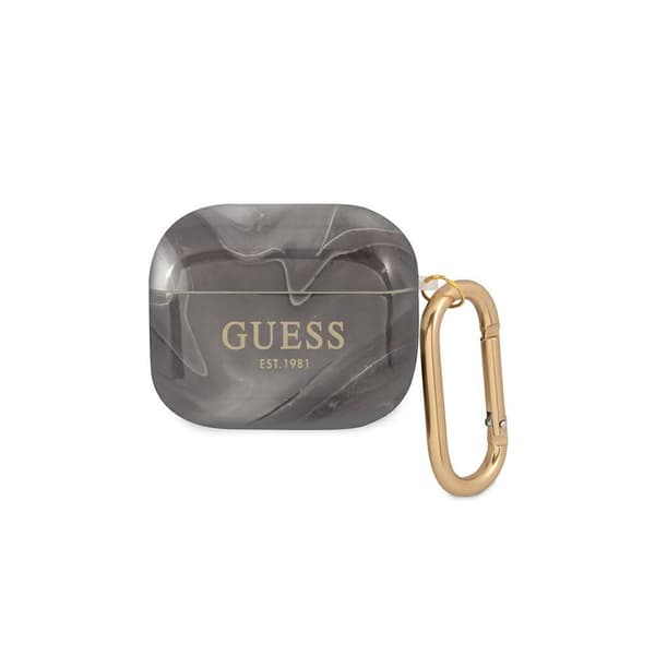 Guess GUA3UNMK AirPods 3 Cover sort/sort Marble Collection