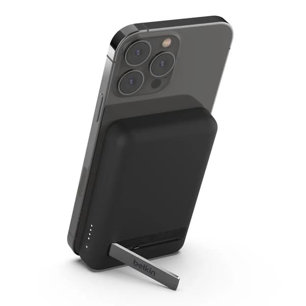 Belkin BOOST Charge mag./trådløs 5.000mAh PB m.Base sort BPD004btBK