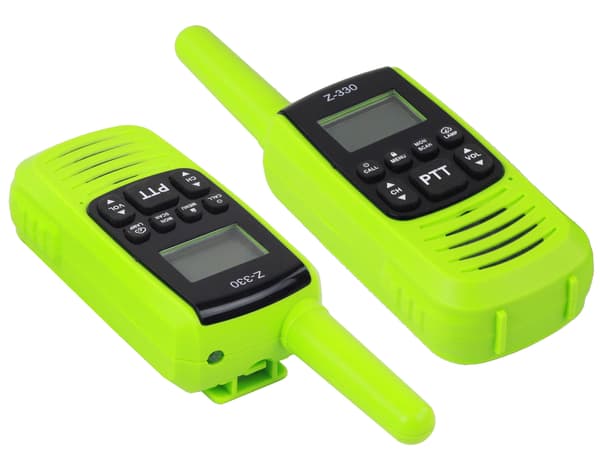 Walkie-talkie walkie-talkie grön räckvidd 3km