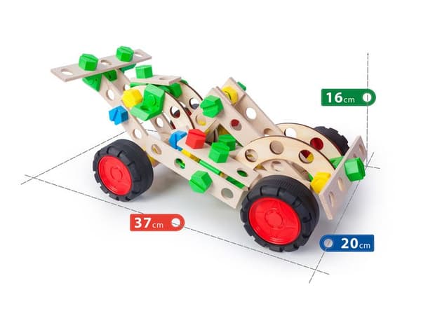 Pikku Rakentaja Juniori - Urheiluauto 3in1 ALEX