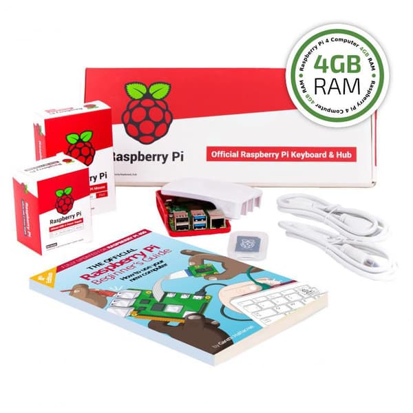 Raspberry Pi RASPBERRY PI4B-4GB FULL KIT MED FODRAL, EU-version