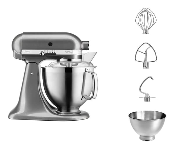 KitchenAid Artisan 5KSM185PSEMS Medaljongsilver
