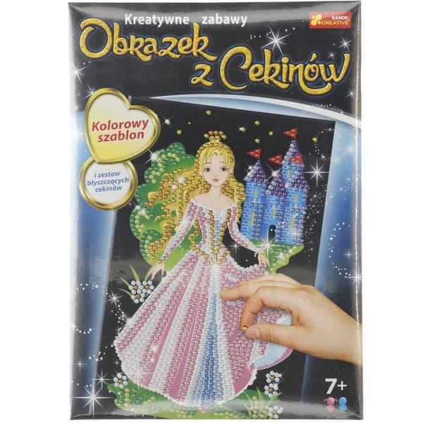 Billede af pailletter. Prinsessen