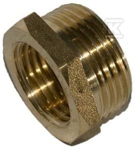 REDUCERING GZXGW 3/4X1/2\" MESSING