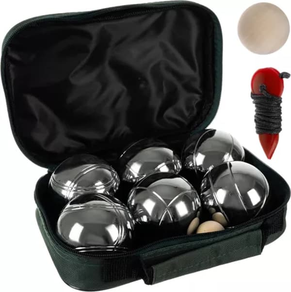 Petanquekugler 6 kugler + etui 23440