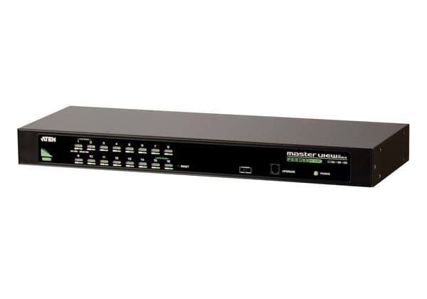 16-portars PS/2-USB VGA KVM-switch