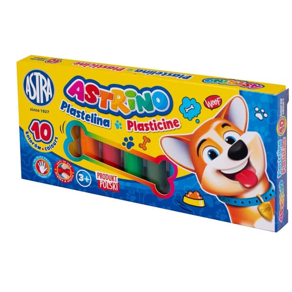Plasticine Astrino 10 farver blanding (303221002)