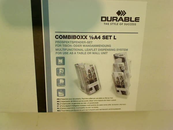 Durable Broschyrställ 1/3 A4 COMBIBOXX (8599-19)