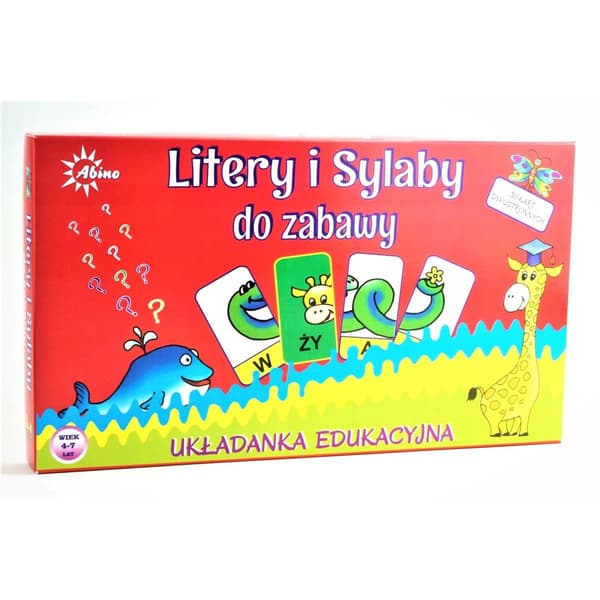 Kirjaimet ja tavut - ukladanka