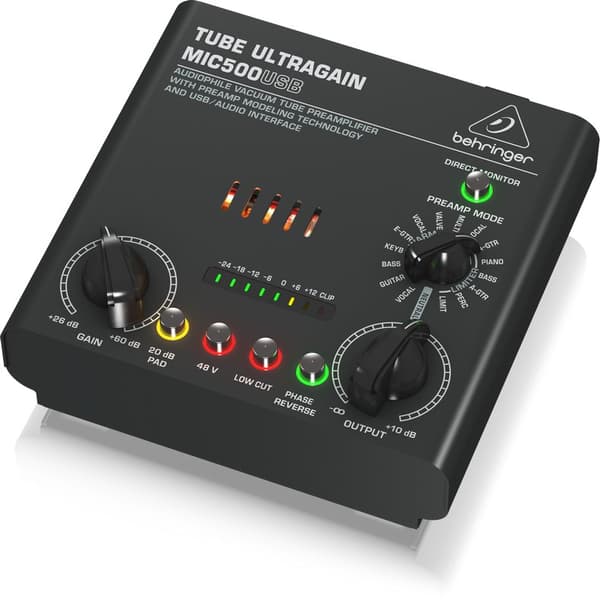 Behringer MIC500USB rør-mikrofonforforstærker