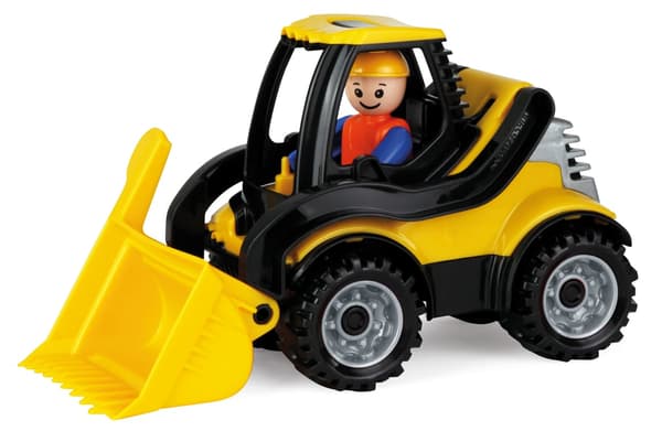 21cm puskutraktori laatikossa