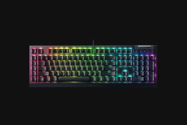 Razer BlackWidow V4 X (keltainen kytkin) - US-asettelu