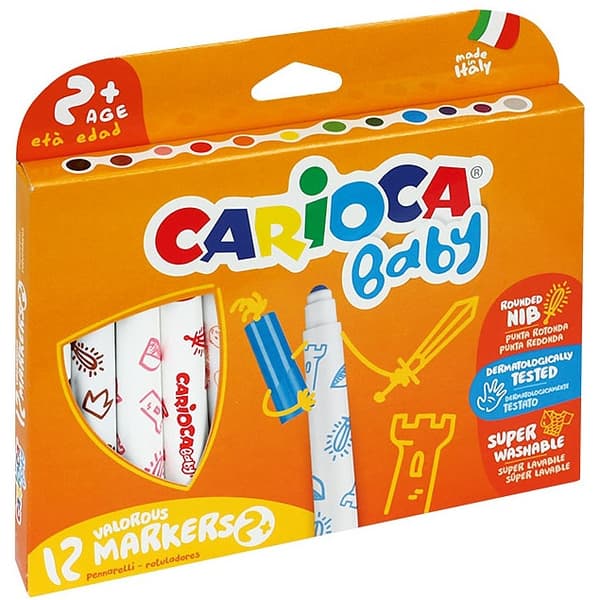Carioca Baby Maxi Point huopakynät 12 väriä