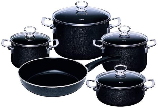 RIESS - Kattilasetti 5 kpl. Black Magic RIESS