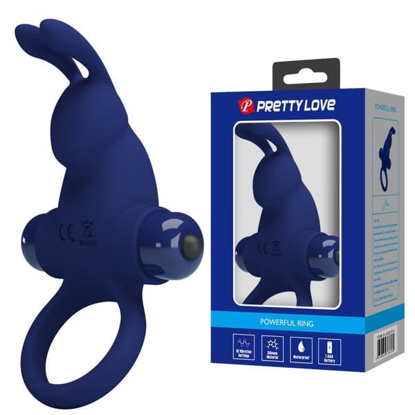 PRETTY LOVE - Kraftig ring, 10 vibrationsfunktioner