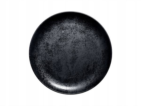 CARBON Rund flat tallrik - Coupe 21 cm