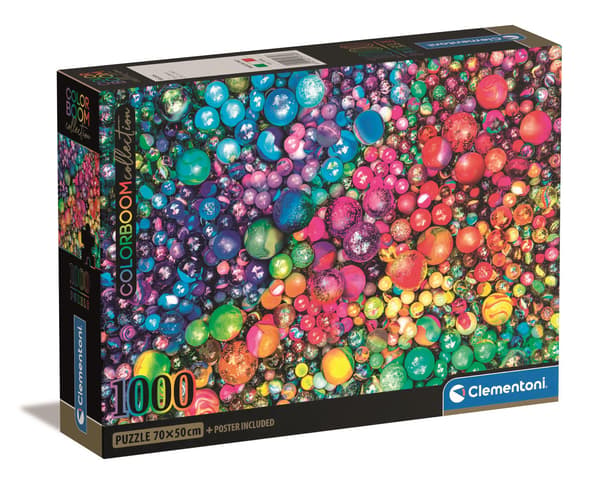 Palapeli 1000 Compact Colorboom Marbles