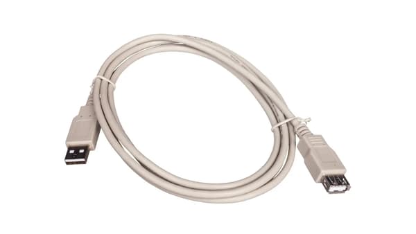 Backloader grå USB A /M - USB A /Z S/USB 2.0 AK-300202-018-E 1.8m