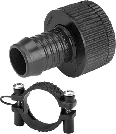 Sprinklerhane-tilslutning 19mm (3/4\") (sort)
