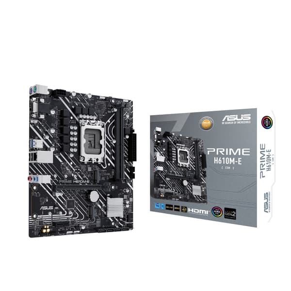 ASUS Bundkort PRIME H610M-E-CSM - micro ATX - LGA 1700 - Intel