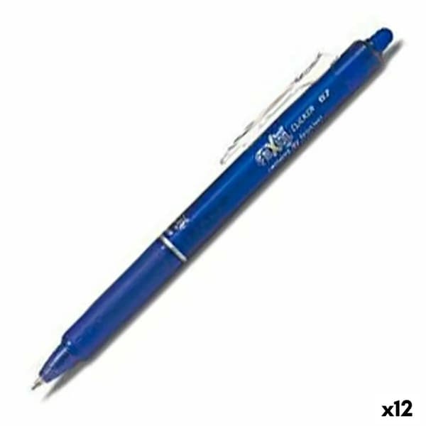 Pen Pilot Frixion Clicker Sletbar blæk Blå 0,4 mm 12 enheder
