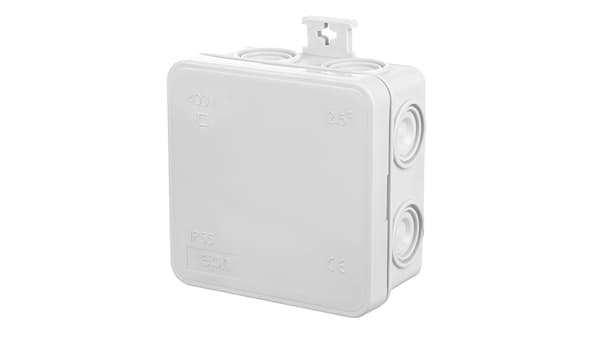 Elektro-Plast dåse u/t hermetisk E7 75x75x39mm IP55 grå (0296-00)