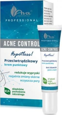 AVA Laboratorium_ACNE Control Professionell punkt anti-dragkräm 15ml