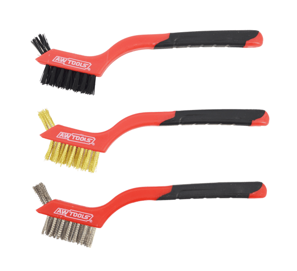 AWTOOLS MINI TRÅDBØRSTER SÆT 3 stk