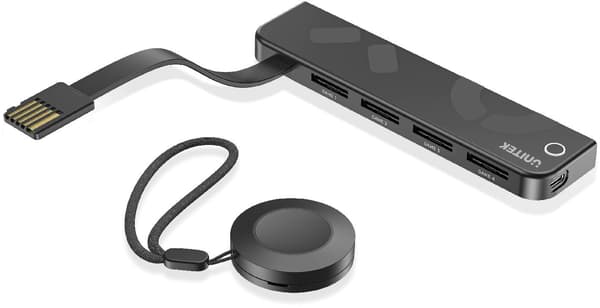 Unitek 4-kortläsare Nintendo Switch + fjärrkontroll