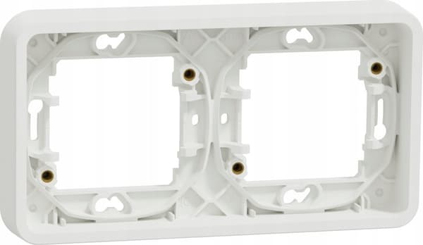 Schneider Electric Mureva Style Infälld bas 2x horisontell vit MUR39101