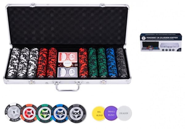 Pokerset 500 Prestige låga valörer