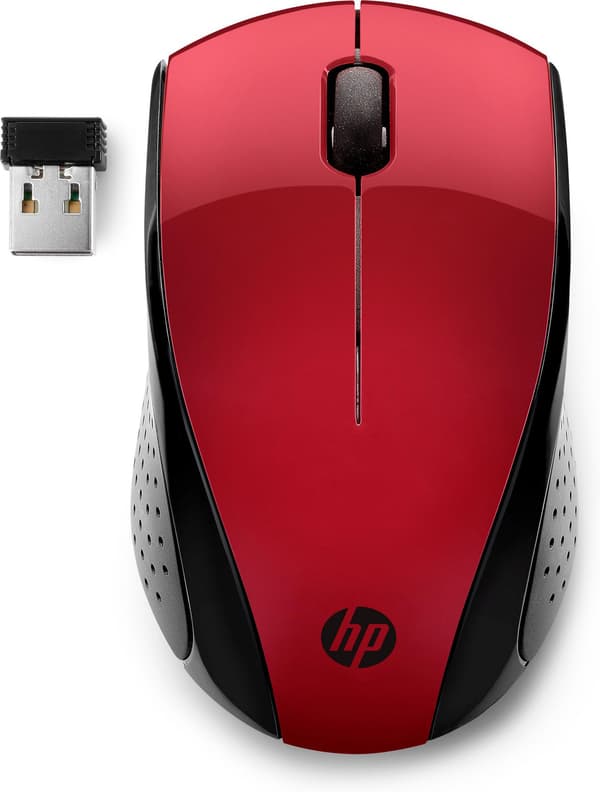 Trådlös mus HP 220 (solnedgångsröd)