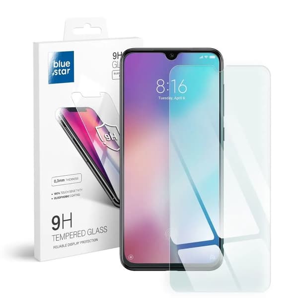 Blue Star hærdet glas - til Xiaomi Mi 9