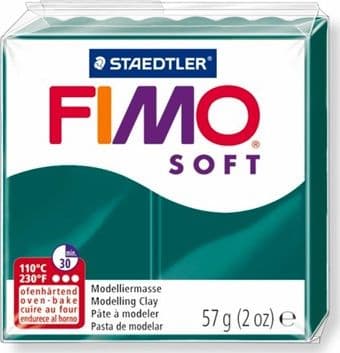 Fimo Hærdende Masse Blød Emerberry 57g