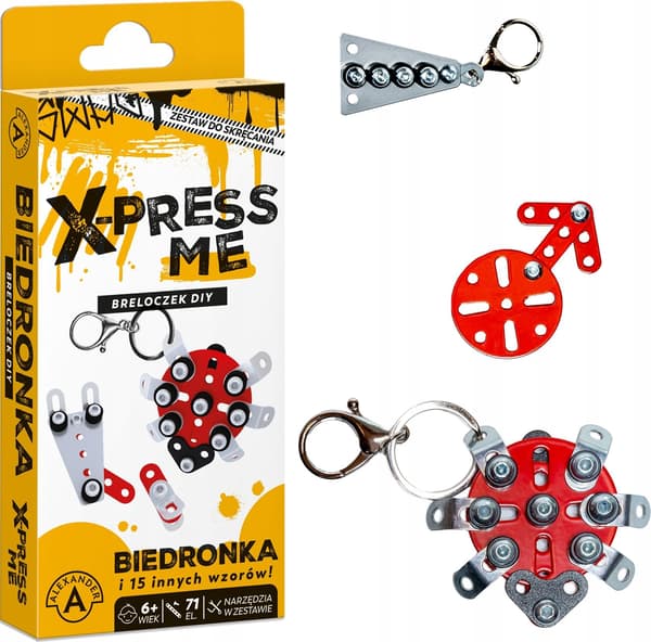 X-press Me nyckelring DIY nyckelpiga ALEX